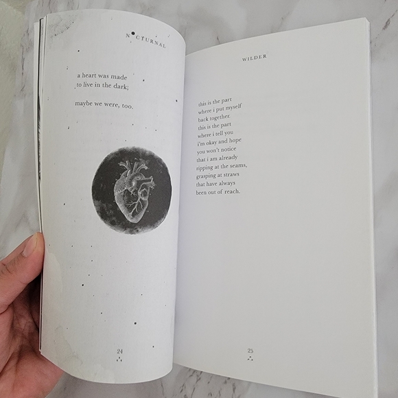 Nocturnal | Poetry Book Compilation Wilder Poems Paperback Gift Coffee Table - Picture 5 of 7